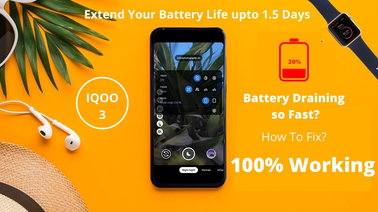 IQOO 3 battery drain issue | 100% Working Resolution | battery works for more the 1.5 days.