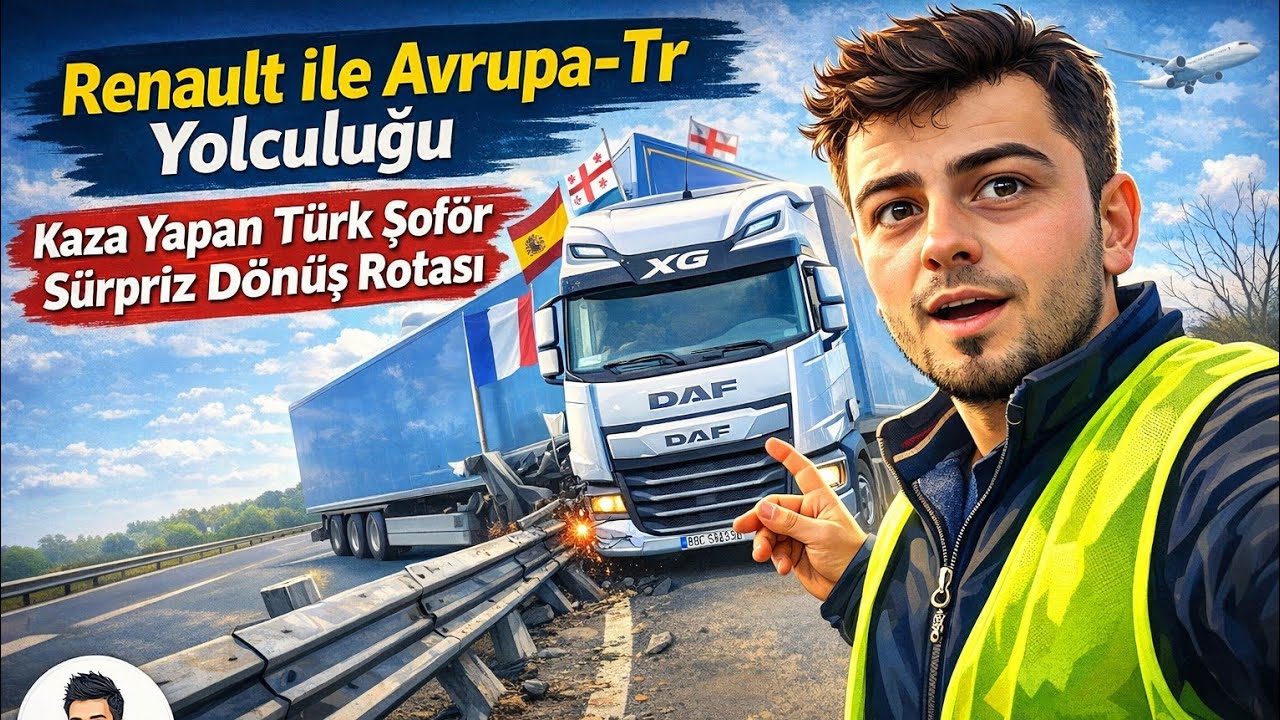 Renault ile Avrupa-Tr Yolculuğu | Kaza Yapan Türk Şoför ve Sürpriz Dönüş!