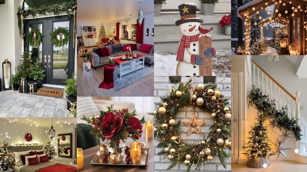 Top 90+ Christmas Holiday Decoration Ideas 💡| Christmas Home ...