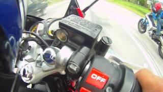 Gps Top Speed Part 22 Honda Cbr 150 Carb Version With Yamaha Sniper 150