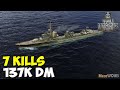 World of warships  z31  7 kills  137k damage  replay gameplay 4k 60 fps