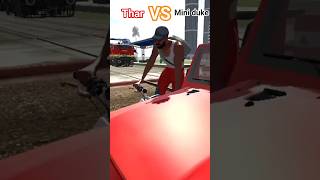 Indian bikes driving 3d game Thar VS Mini duke race 😍😱 who is win 🤔