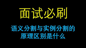 面试必刷：语义分割与实例分割的原理区别是什么？