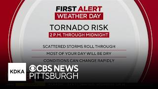 Scattered storms, high winds, and tornado risks possible in Pittsburgh | KDKA-TV Morning Forecast (6