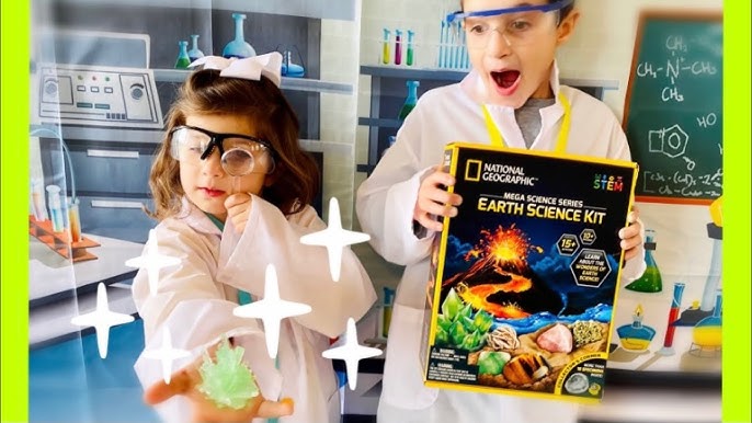 NATIONAL GEOGRAPHIC Earth Science Kit - Over 15 Science Experiments & STEM  816448027611