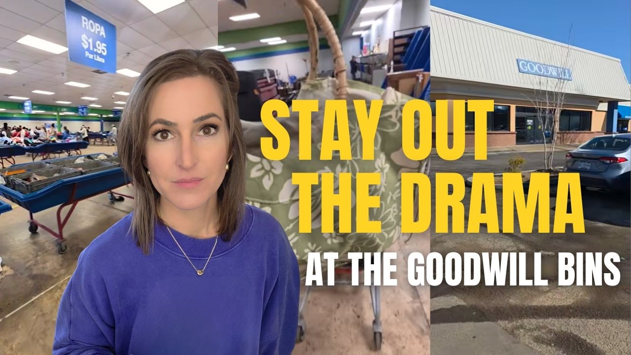 I'm not getting involved in the drama at the Goodwill Outlet Bins • thrift with me