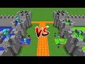 Minecraft Battle: NOOB AND PRO FORTRESS VS MONSTER FORESTRESS