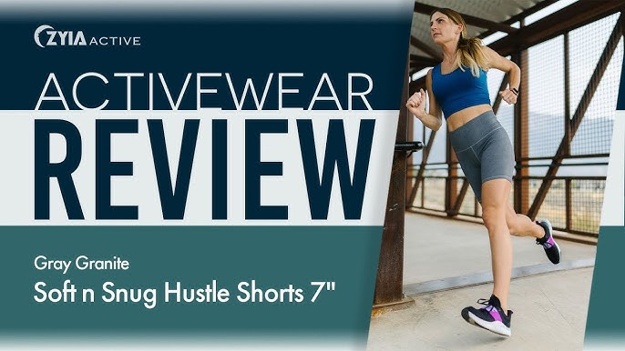 Activewear Review: Black Metallic ZYIA Light n Tight Hustle Shorts 10 #853  