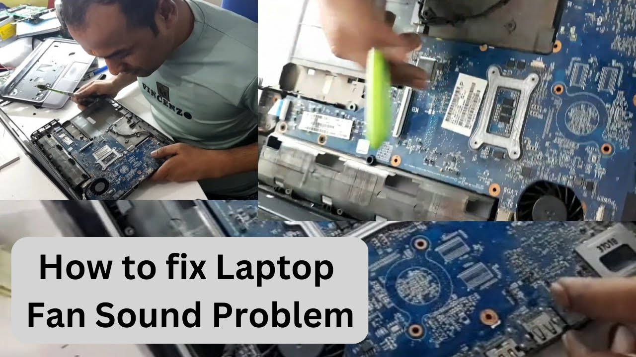 Laptop Repairing Course Class Practical How to fix Laptop Fan Sound