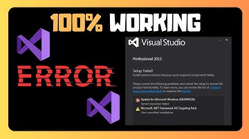 How to Fix Visual Studio INSTALLATION FAILED Error | Step-by-Step Guide