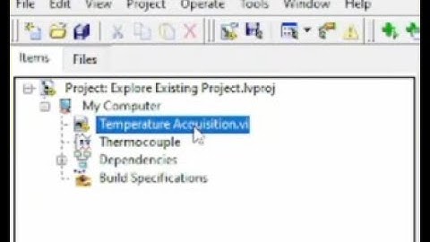 Beginner LabVIEW Tutorial 4: Understanding the LabVIEW Project and VI Basics