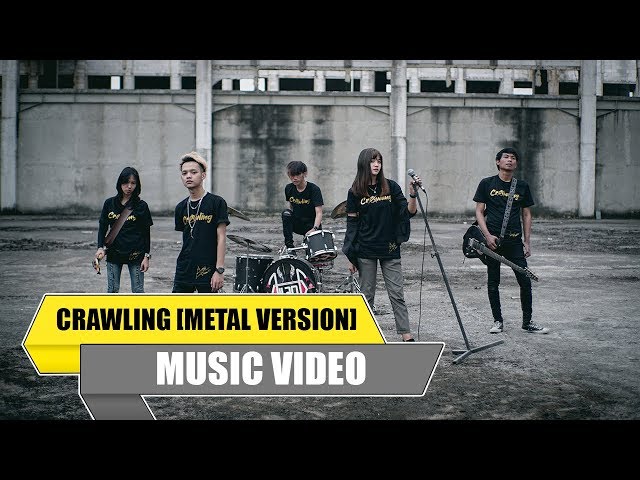 Insan Aoi - Crawling (Feat. Vio) (Metal Version) [Official Music Video] class=