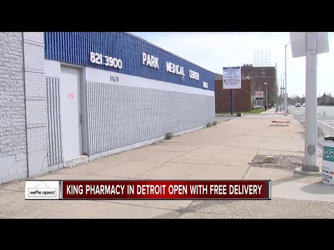 King Pharmacy in Detroit open with free delivery