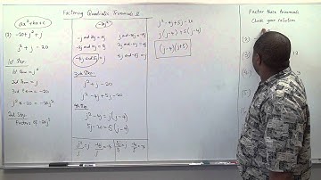 Factoring Quadratic Trinomials - Part 3
