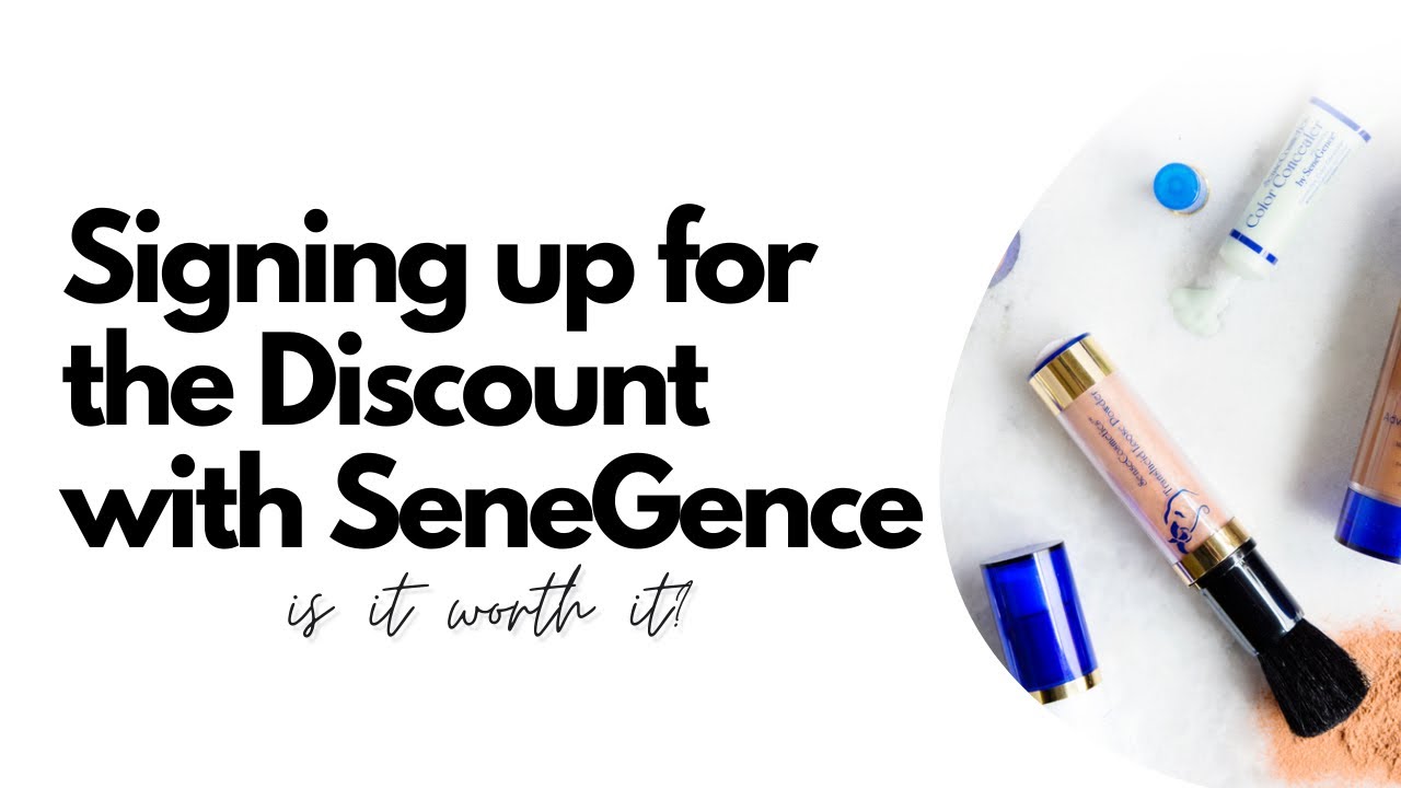 Signing up for the Discount with SeneGence