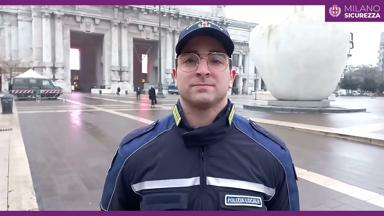 I nuovi agenti della polizia locale - Stazione Centrale -