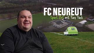 Wie der FC Neureut mit Fördermitteln die Platzmarkierung automatisiert hat