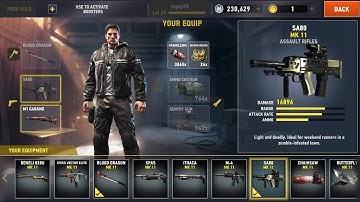 Dead trigger 2 SA80 MK11 gameplay