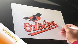 Drawing The Baltimore Orioles Logo