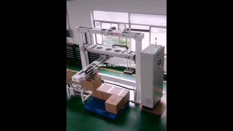 XYZ type robot hand palletizing machine robot hand box palletizing line