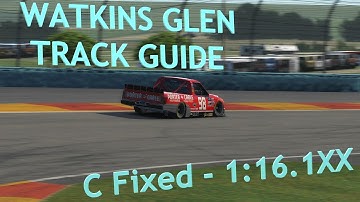 iRacing Track Guide :: Class C Trucks @ Watkins Glen RESCAN