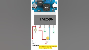 LM2596 DC to DC Buck Converter Adjustable Power Supply