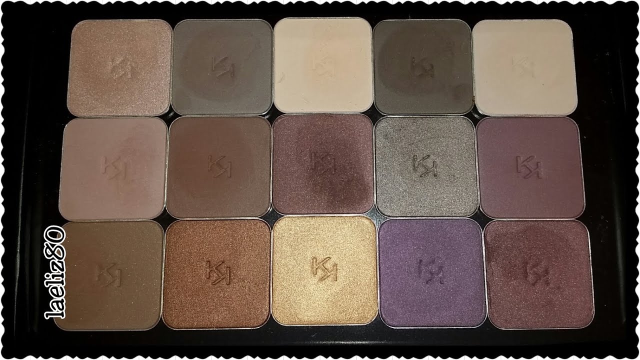Kiko High Pigmented Eyeshadow - la mia palette - Swatches e Review || laeliz80
