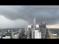 Microburst impacts the Gold Coast in QLD on Christmas Day
