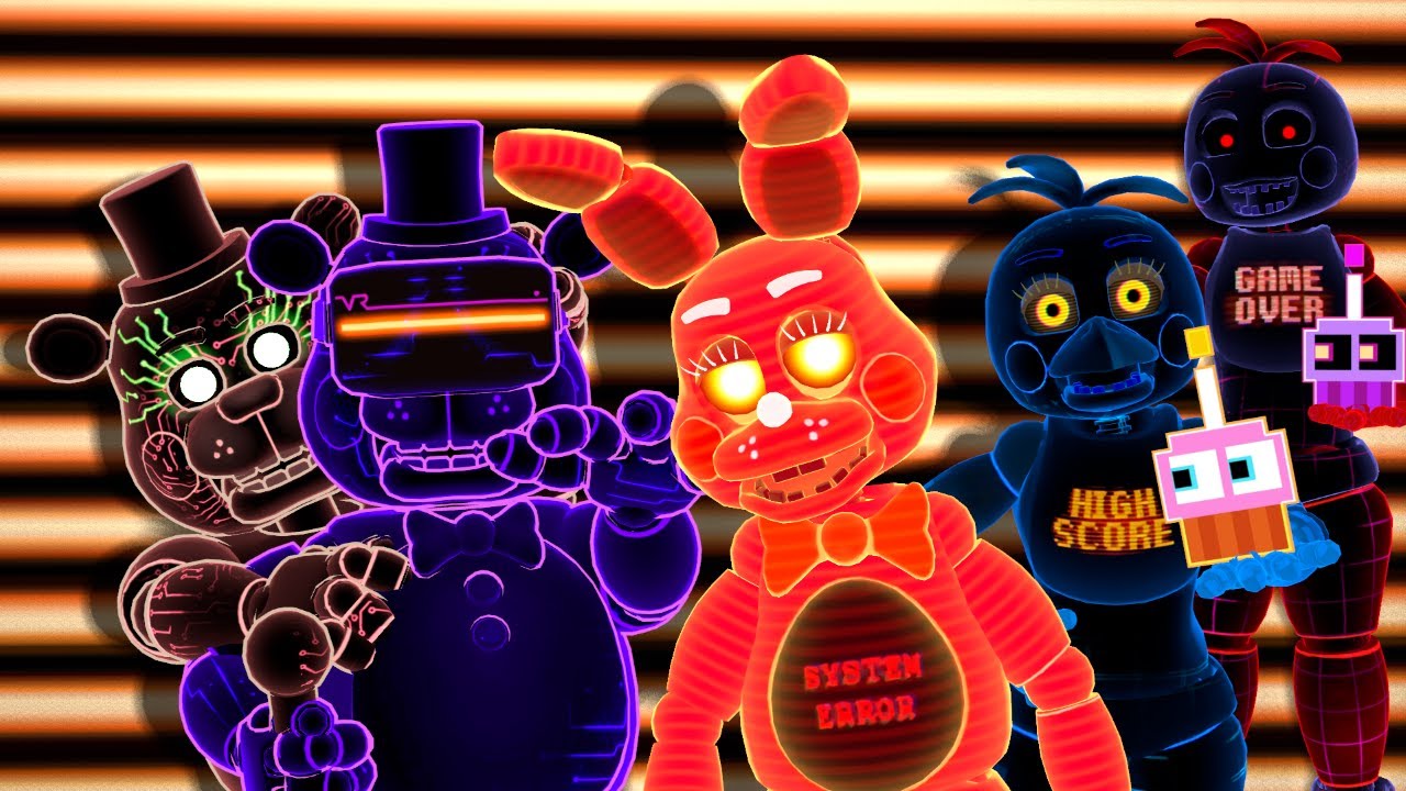 Картинки аниматроников из fnaf ar