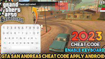 Gta san Andreas Activate keyboard | Gta sa Money Cheat Code | Keyboard Enable cheat code Android