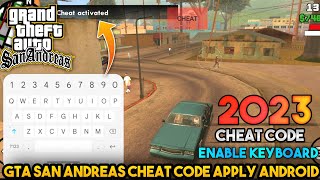 Gta San Andreas Activate Keyboard Gta Sa Money Cheat Code Keyboard Enable Cheat Code Android