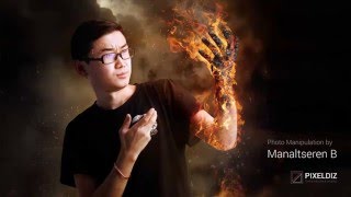 Fire Photo Manipulation | Speed Art