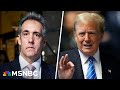 Righthand man michael cohen begins testimony in trumps hush money trial