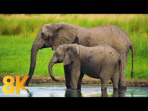 Unique Wildlife of Okavango Delta Area Botswana 7 Hours of Wild Animals of Africa