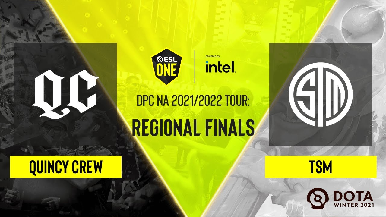 Dota2 - Quincy Crew vs. TSM FTX - Game 1 - DPC NA 2021/2022 Tour 1: Regional Finals