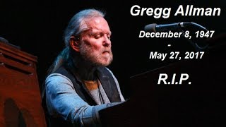 Video thumbnail of "Gregg Allman Best Moments, Emotional Tribute  - (Compilation)"