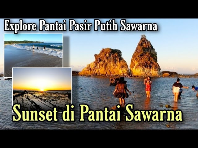 explore PANTAI SAWARNA dengan sunset Pantai Tanjung Layar Lebak Banten | Info Villa murah di Sawarna class=