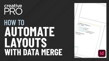 InDesign: How to Automate Layouts with Data (Video Tutorial)