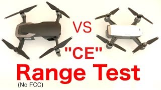 DJI Mavic Air VS Spark - WIFI Range Test 