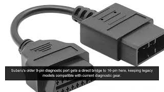 Subaru OBDII Diagnostic Cable: 9 Pin to 16 Pin Connector for Vehicle Diagnostics | Obd2Technology