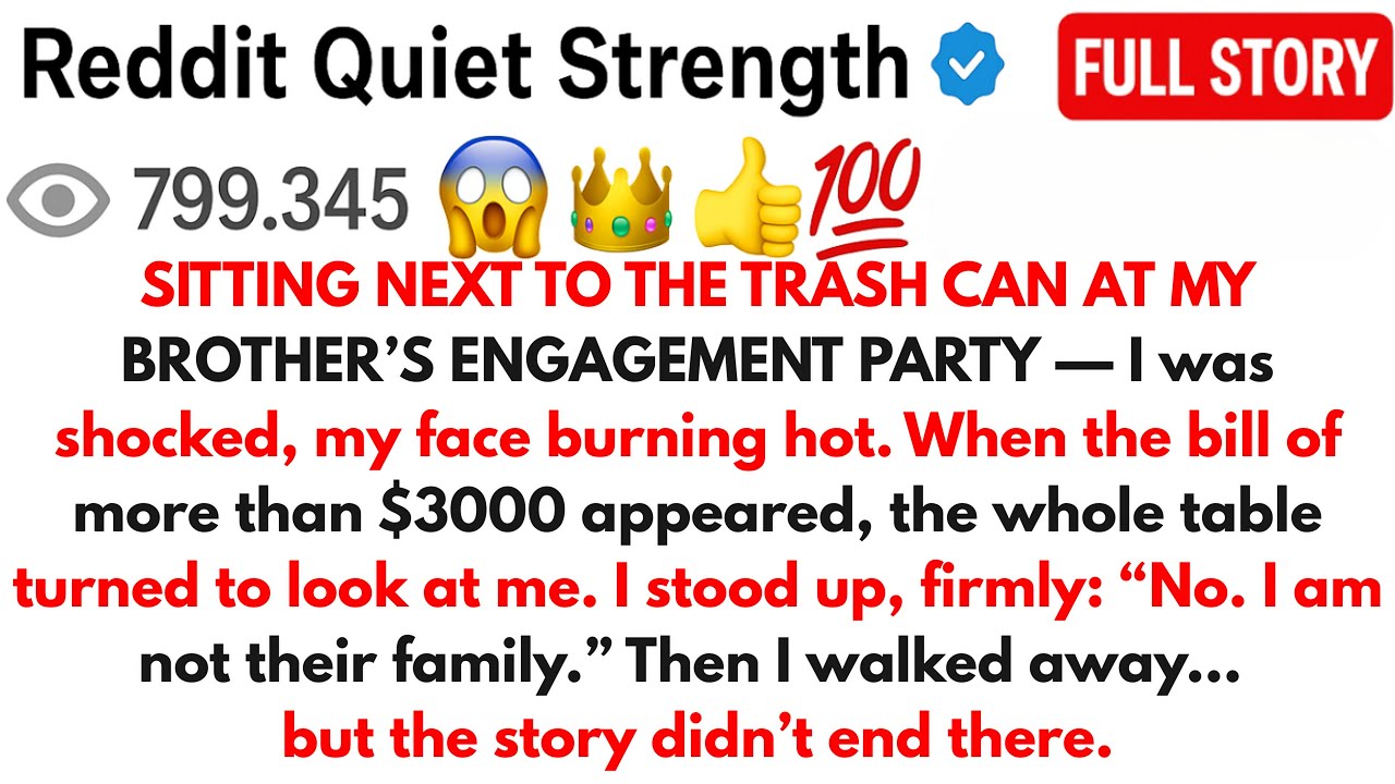 Sorry, This Table’s For Family Only,’ My Brother Smirked, Pointing Toward the Chair by Trash