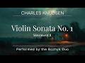 Violin and Piano Sonata – Movement II (Score Version) by Charles Knudsen