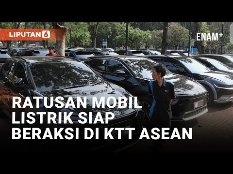 Penampakan Mobil Listrik yang Disiapkan untuk Delegasi KTT ASEAN Ke-43 | Liputan6