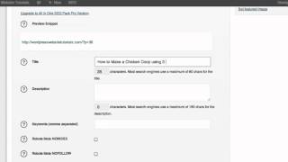All In One SEO Pack Plugin for Wordpress Tutorial