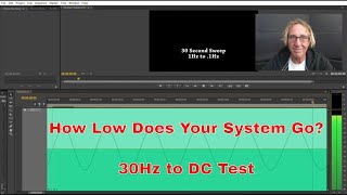 30Hz to DC - Ultra Low Frequency Frequency Test