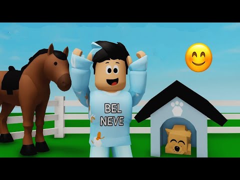 Querendo dá banho no cavalo não Consigo Kkak🤣#roblox #brookhave