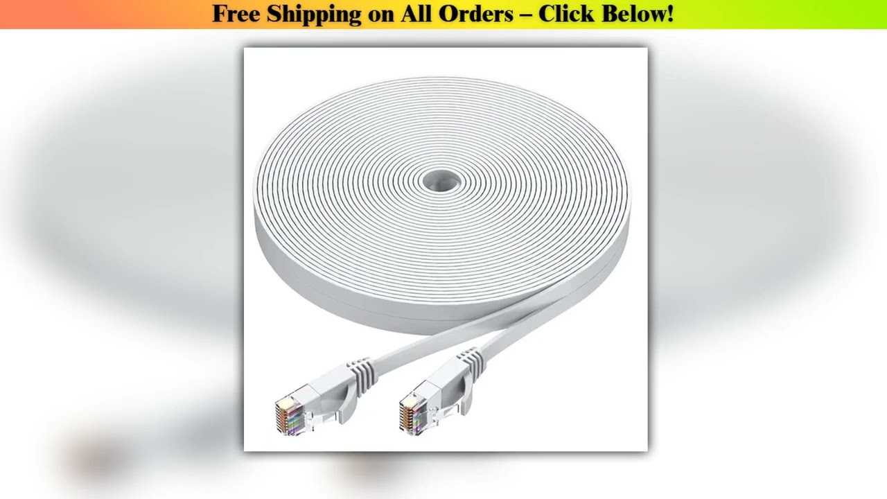 Cat 6 Ethernet Cable LAN Network CordInternet Network Cable Supports Cat6 Network Standar Gigabit h