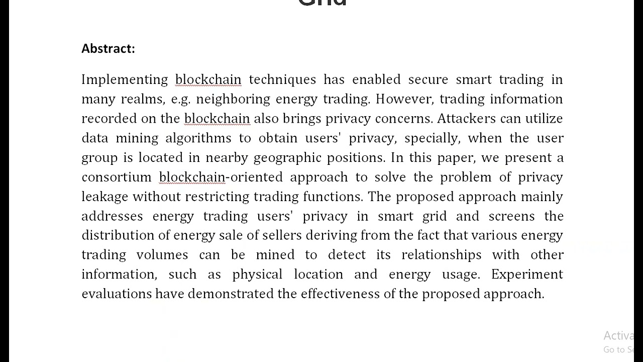 Privacy Preserving Energy Trading Using Consortium Blockchain in Smart Grid