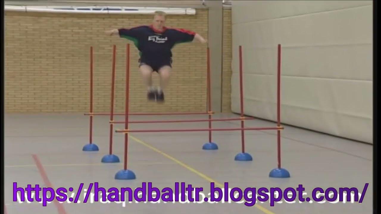 handball training Leg strength exercises and jumping in handball YouTube