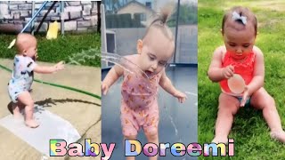 Cute and Funny Baby First Time  Playing With Water 🤯